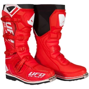 BOTAS UFO OBSIDIAN BLANCO / ROJO