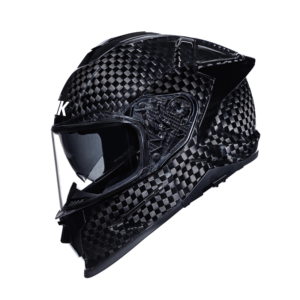 CASCO INTEGRAL DOBLE VISOR SMK TITAN FIBER CARBON S01 NEGRO