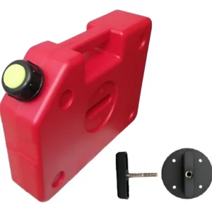 BIDON NAFTA ROJO 5 Lts. CHATO C/ PICO VERTEDOR C/ SOPORTE