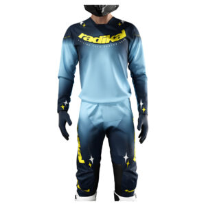 CONJUNTO ENDURO/CROSS/ATV RADIKAL AERO AZUL