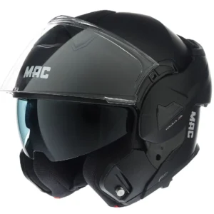 CASCO REBATIBLE MAC 628 ECLIPSE SOLID NEGRO MATE