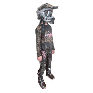 CONJUNTO ENDURO/CROSS/ATV INFANTIL SHARK MX METAL MULISHA