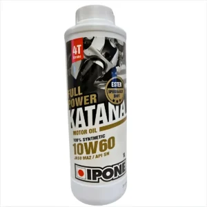ACEITE KATANA FULL POWER 4T 10W60 SINTETICO x 1 LITRO (IPONE)