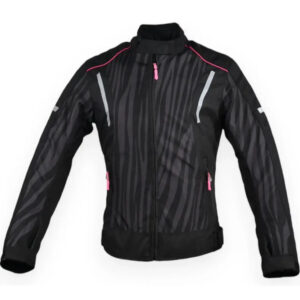 CAMPERA TOURING RUDER GOSPA LADY NEGRO/FUCCIA/CEBRA