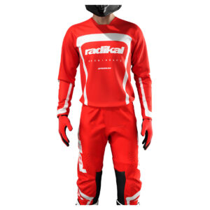 CONJUNTO ENDURO/CROSS/ATV RADIKAL SOLID RED