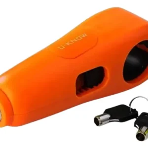CANDADO TRABA MANIJA FRENO MOTO CON ALARMA