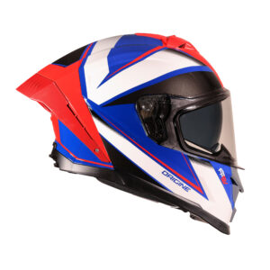 CASCO INTEGRAL DOBLE VISOR ORIGINE ETNA MINIMAL RED BLUE