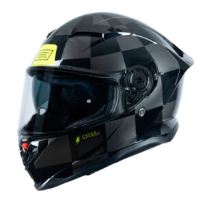 CASCO INTEGRAL DOBLE VISOR ORIGINE FORCE SPEEDY AMARILLO FLUO / NEGRO